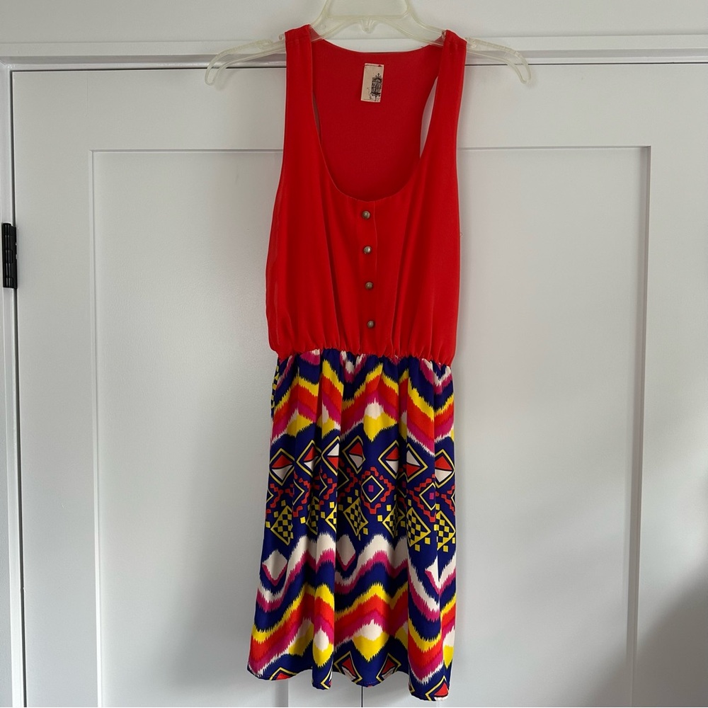 SALE❗️ Like New! Francesca’s Colorful Dress